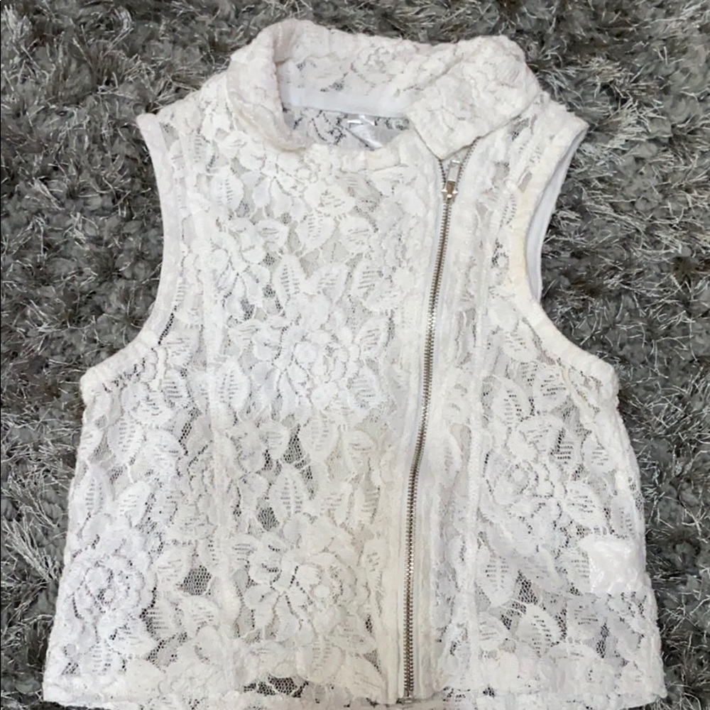 netted white vests